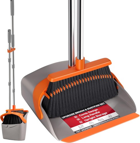 Broom and dustpan set large - and, set,